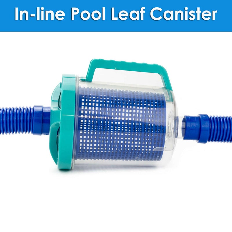 BeadChica Pool Leaf Canister Catcher for Pool Vacuum with Mesh Basket, in-line Leaf Catcher for Swimming Pool Cleaner, Fits Suction Manual & Automatic Pool Cleaners - Image 2